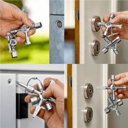 Klucz uniwersalny do szafek elektrycznych TwinKey-42403