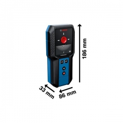 Detektor przewodów BOSCH GMS 120-27-42449