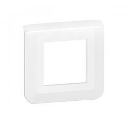 Ramka mosaic pojedyncza 2M biała Legrand-42481