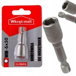 Nasadka magnetyczna HEX 1/4" 6x50mm do farmerów-42499