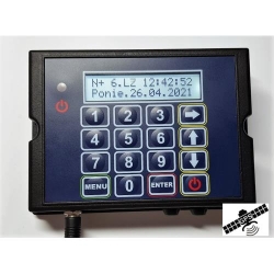 Mikroprocesorowy zegar Elektroniczna Woźna odb GPS-42551