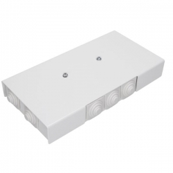 Puszka instalacyjna PIP-2AN 9x4mm przelotowa biała-42560