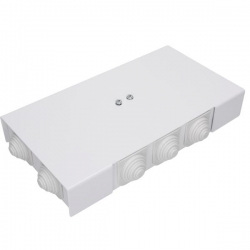 Puszka instalacyjna PIP-2AN 9x6mm przelotowa biała-42562