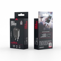 Zasilacz impulsowy Maxlife 5V 2,1A gniazdo USB-42736