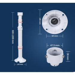 Uchwyt regulowany 60-120cm Speed Dome Fox 10B-42749