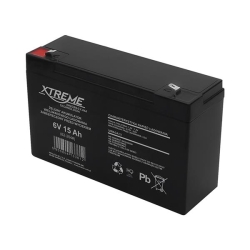 Akumulator żelowy bezobsługowy Xtreme 6V 15Ah-42843