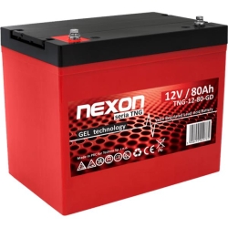 Akumulator żelowy bezobsługowy Nexon TNG 12V 80Ah-42899