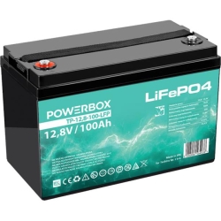 Akumulator LiFePO4 12,8V 100Ah Powerbox-42928