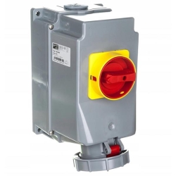Zestaw instalacyjny 400V z gniazdem 63A 5P 0-1-42936