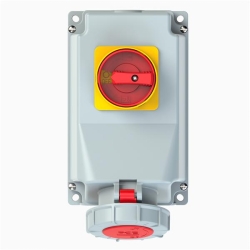 Zestaw instalacyjny 400V z gniazdem 63A 5P 0-1-42937