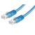 Kabel patchcord UTP CU kat.6 0,25m niebieski-28017