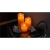 Świeca bezpłomieniowa woskowa LED biała 12,5x7,5cm-28304