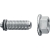 Kołek gwintowany X-BT-MR M10/15 SN 8 100szt-42938